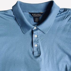 Brooks Brothers Blue Polo Golf Shirt Size XXL